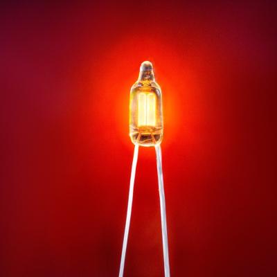 China NE-2UH PVC Red Color Brightness Neon Lamps Bulbs Ultra Neon Tubes 110V/220V AC for sale