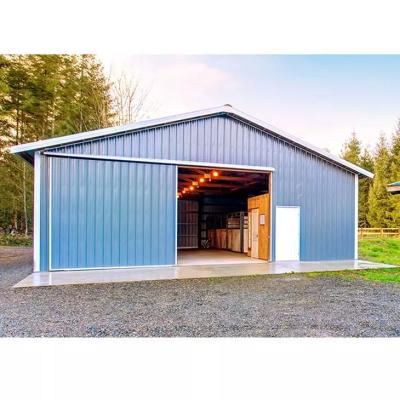 China Steel Workshop cheap prefabricated workshop prefab steel structure farm storage warehouse metal building for sale