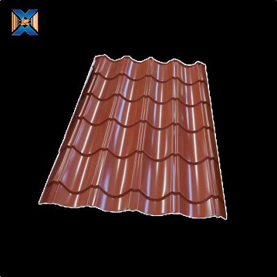 China Contemporary building material metal color coated roofing tile for sale