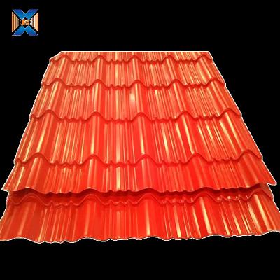 China Contemporary hurricane impact metal roofs galvanized steel metal roof tile for sale