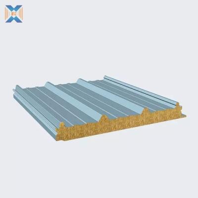 China Contemporary best price fireproof rock wool sandwich wall panel for sale