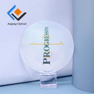 China Aogang Optical Lens Manufacturer 1.56 Progressive Lenses HMC AR Coating Mutifocal Lenses for sale