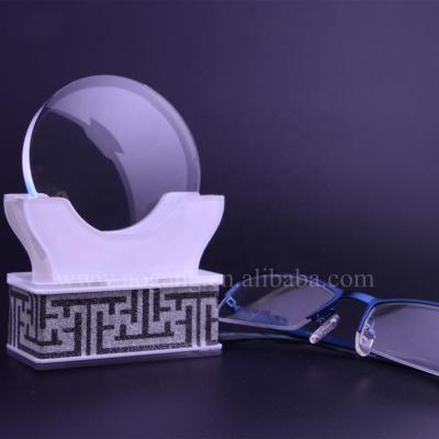 China Uncoated White Round Cover CR39 1.499 Optical Lens Bifocals In Bifocal Lenses for sale