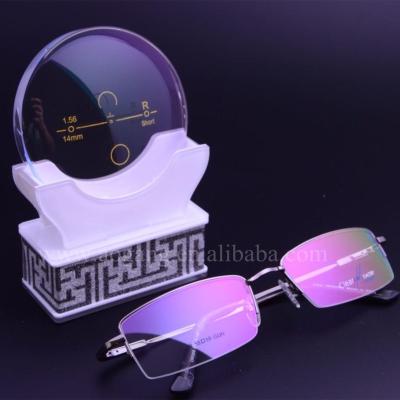 China SF 1.56 Progressive Lens Blanks For Multifocal Vision With Hard Coating for sale