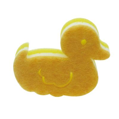 China Sustainable Cute Cartoon Different Shape Universal Bath Body Wash Sponge for sale