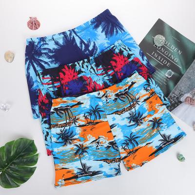 China Men plus size factory supply beach men's ins fashion swimwear bathing new print multi color beach shorts pajamas for sale