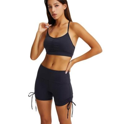 China Breathable Most Fashion Woman Outfits Fits Two Piece Solid Sportswear Active Wear Set for sale