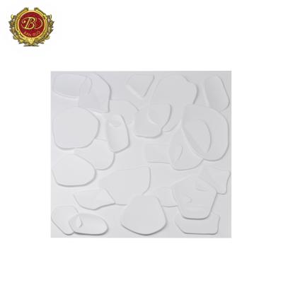 China Banruo Sale 50*50CM Morden Modern Whole PVC 3D Interior Decorative Wall Panel for sale