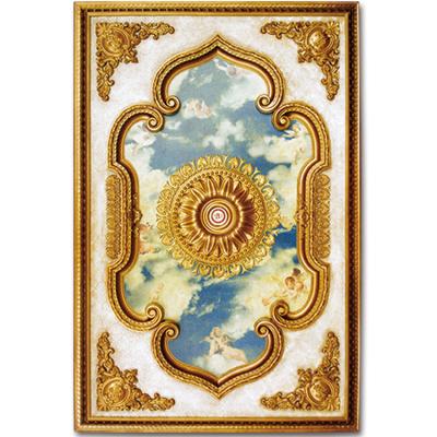 China Banruo Factory Wholesale Artistic Ceiling Panel Plastic Artistic Ceiling Panel Tiles For Home Decoration for sale