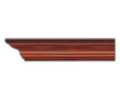 China New Design Pu Cornice Artistic Brown-Red Color Molding Decorative Ceilings Ceiling for sale