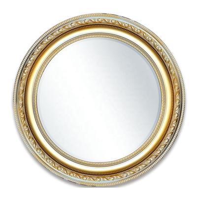 China Traditional Banruo Customized French Style PU Polyurethane Round Mirror Frame For Oil Painting for sale