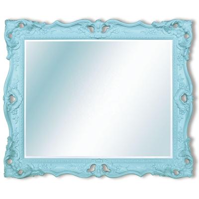 China Traditional Hot Sale Banruo PU Polyurethane Baroque Mirror Frame For Wall Decoration for sale