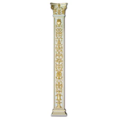 China Porch Pillar Porch Decorative Indoor Artificial Hollow Banruo Square New Handmade Carved Roman Columns for sale