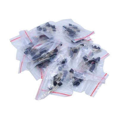 China Transistor matched kit not applicable (TO-92) 18kinds*10pcs=180pcs 2N2222 S9013 S9014 S9015 S9018 S8050 S8550 5551 5401 2N3904 2N3906 C1815 for sale