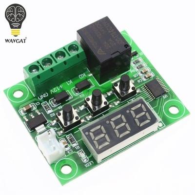 China Xh-w1209 Digital Temperature Controller Switch Thermostat 12v 24v 10a 30a Relay 48.5*45MM for sale