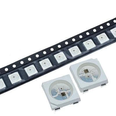 China 100PCS WAVGAT WS2812B 4pin 5050 SMD WS2812 Individually Digital RGB LED Chip 5V LED Chip SMD WS2812B (4pins) Accessible for sale