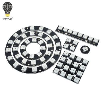 China 4 8 12 16 Channel WS2812 WS2812B WS 2811 5050 RGB LED Lamp Panel Module 5V Rainbow LED Point Out 8 Channel WS2812 for sale