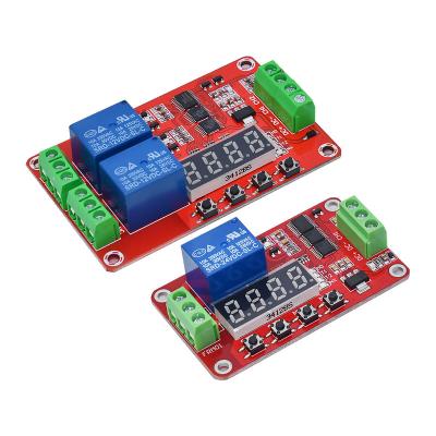 China DC 5V 12V 24V 10A LED Delay Relay Module Adjustable Digital Timing Adjustable Time Delay Relay Module for sale