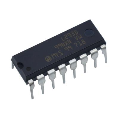 China / L293 L293D 4 Channel DIP DIP16 DIP-16 IC Motor Driver Drive Chip Peer Four Channel Push Pull Module IC Chips for sale