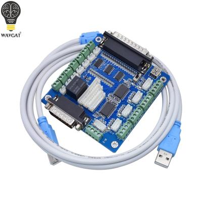 China USB 5 Axis CNC Breakout Board MACH3 Drive Board Interface Adapter Stepper Motor Driver Controller CNC Breakout Board for sale