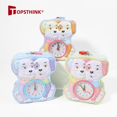 China TOPSTHINK Piggy Bank Kids Alarm Clocks Bedroom Dog Great Homecoming Gifts For Kids Coin Bank With Lock And Key for sale