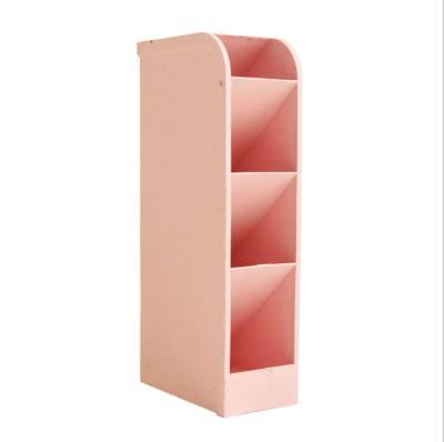 China TOPSTHINK High Quality Rectangle 4 Slot Desktop Pencil Holder Desktop Custom for sale