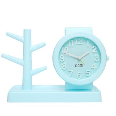 China TOPSTHINK New Arrival Cute Multi Function Pencil Holder Wholesale Cute Alarm Clock For Desktop for sale