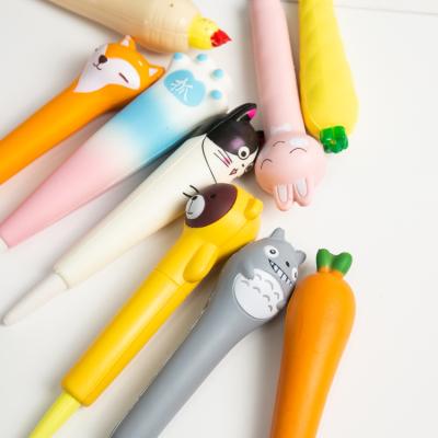 China TOPSTHINK Normal Cute Cartoon Animal Sponge Reduced Pressure Abreactive Release Gently 0.5mm Pen For Student Neutral for sale