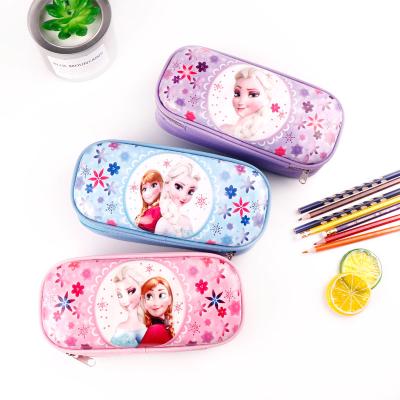 China Sofia Pencil Case TOPSTHINK Custom Cute Kids Clear Princess Pencil Case Pencil Case Bags Pencil Pouch For School Girls for sale