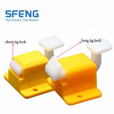 China Jig Lock Plastic PCB Test Fixture Plastic Interlocking System for sale