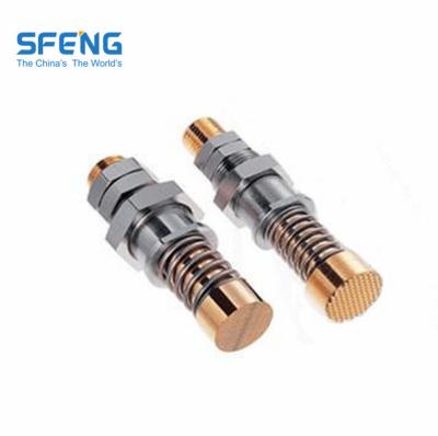 China Beryllium Copper 100 A Current Probes Pogo Pin Connectors For 4 Wire Measurement for sale