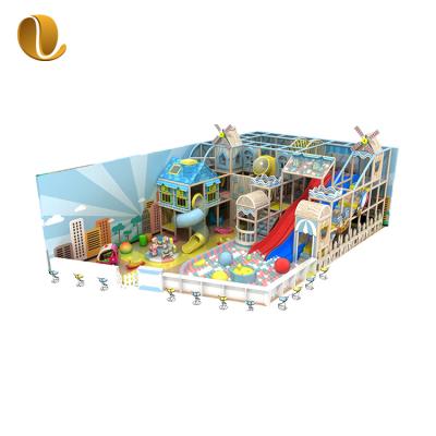 China 3-13 Years Kids Soft Play Slide And Stairs Electric Rotation For Indoor Soft Play for sale