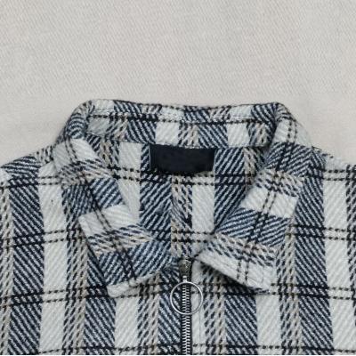 China Breathable Plaid 20% Wool 80% Polyester Coat Wholesale Casual Mens Designers Coat For Men for sale