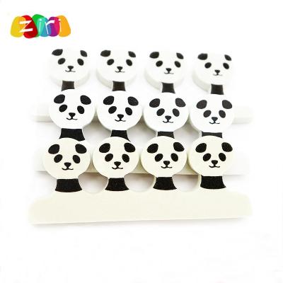 China Customized Animal Shape Flexible Panda Finger Divider Toe Separator Household Ziri Factory Supply Nail Manicure Pedicure Tool for sale