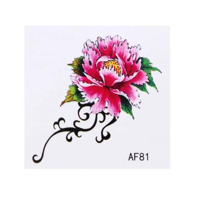 China Hot Sale Temporary Waterproof Washable Flower Body Water Transfer Temporary Tattoo Stickers for sale