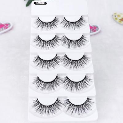 China ZIRI Natural Women Shape Artificial Eyelashes Charming 3D Styles Faux Mink False Eyelashes for sale