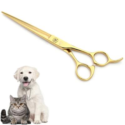 China 7.25 Inch Durable Professional Dog Scissors Pet Grooming Shears Pet Beauty Scissors for sale