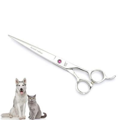 China Sustainable Professional 7.5 Inch Stainless Steel Accessories Pet Trimming Scissors Cut for sale