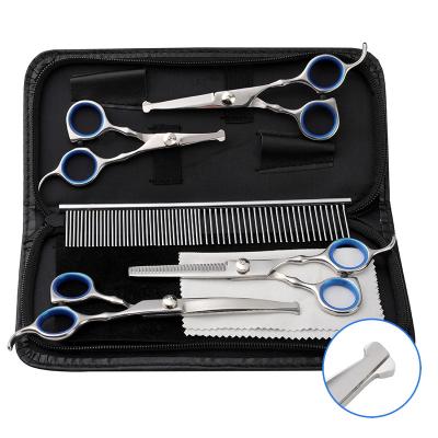 China Viable Dog Cat Pet Grooming Scissors Kit Good Price For Sale for sale