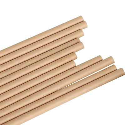 China Minimalist Disposable Biodegradable Drinking Paper Straw for sale