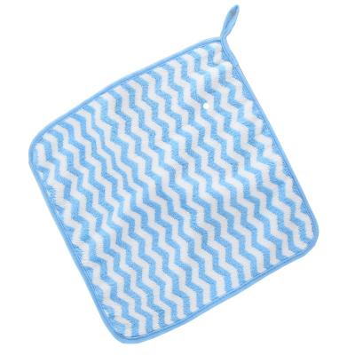 China Minimalist Multifunctional Coral Fleece Thickened Super Absorbent Customizable Insane Dish Towel for sale