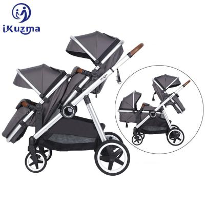 China 2021 luxury classic baby stroller second baby stroller Combi hot mum tandem stroller 2 in 1 for sale