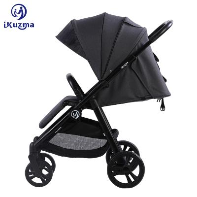 China Custom Folding Baby Stroller Low Moq Quick Telescopic Stone Green Handle Folding Baby Stroller for sale