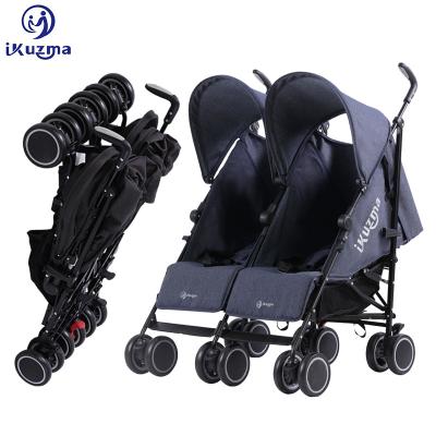 China Best Price Double Travel System Stroller Baby Carriage Toddler Double Baby Stroller Buggy Stroller for sale