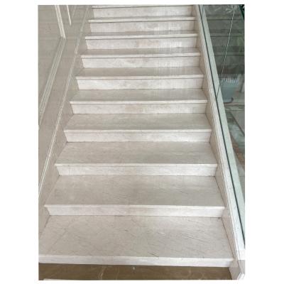 China Modern Simple Straight Foot Wear-Resistance Natural Stone Steps Marble Staircase Staircase for sale