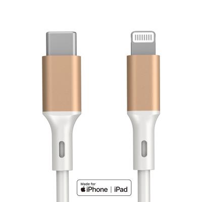 China Mobile Phone Lightning to Type C Fast Charging Apple USB Cable , MFi Certified Factory Made for iPhone Charger Best Wholesale for sale