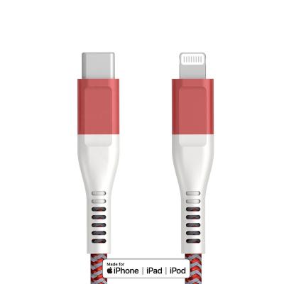 China Wholesale multi function data transfer cable type c to lightning cable fast charging mfi certified lightning cable for sale