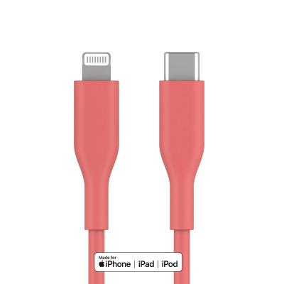 China Mobile phone band c94 8Pin 1m mfi certified lightning cable for iphone usb fast charging cable for sale