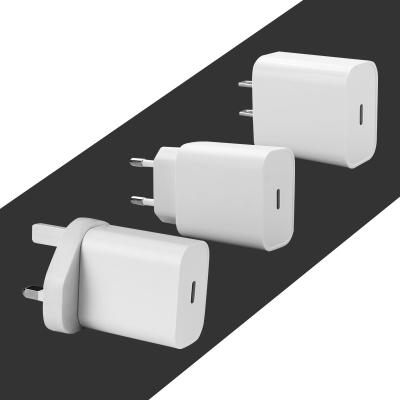 China Convenient Type-C Wall Charger PD 20W 100W USB Wall Charger Power Fast Charging Adapter EU UK US for sale