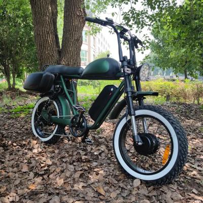 China City retro retro electric bicycle big high-power high-bright lights tire models for sale